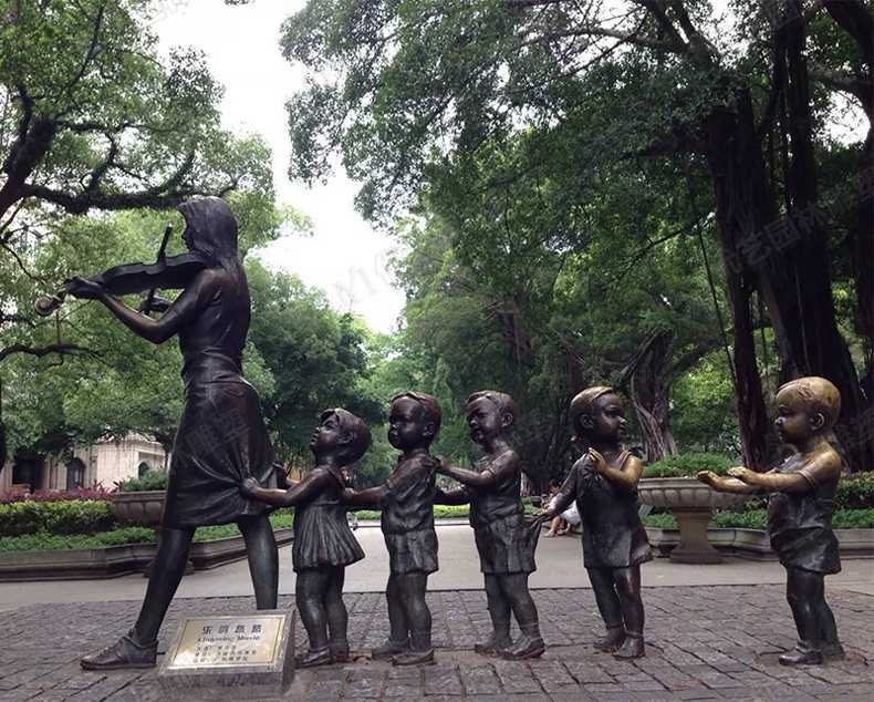 銅人物雕塑，銅小孩雕塑