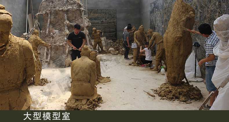 銅雕塑模型室，銅雕塑模型